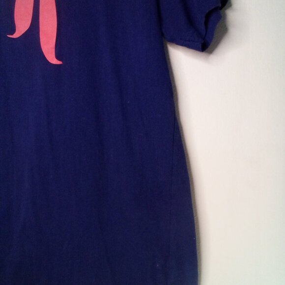 Netflix Stranger Things Shirt Women M Scoops Ahoy Short Sleeve Sailor Blue Red - Picture 7 of 14